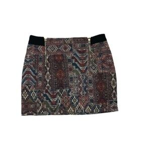 Sfera Womens Mini Skirt with Zippers